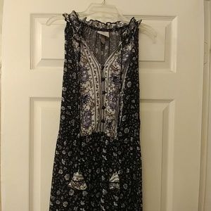 Flower maxi dress